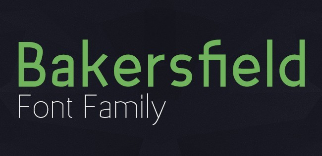 Bakersfield - Font Family